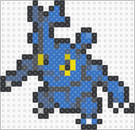 Heracross Box Sprite - gray,blue