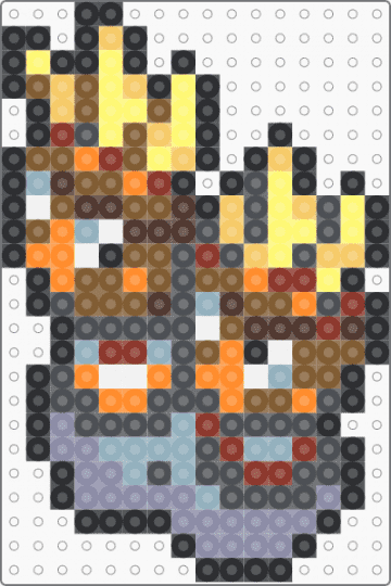 Binacle Box Sprite - gray,tan,yellow