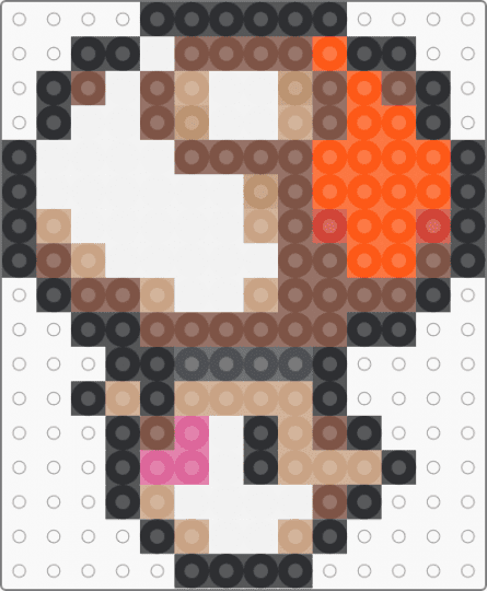 Foongus Box Sprite - orange,tan,beige