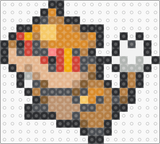 Patrat Box Sprite - gray,beige,orange,tan