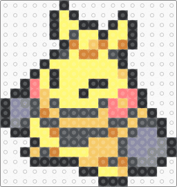 Makuhita Box Sprite - gray,yellow