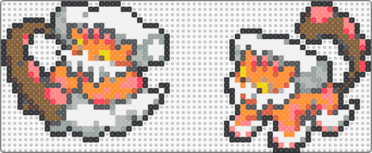 Landorus (Incarnate & Therian Forme) Box Sprites - gray, orange, red, tan