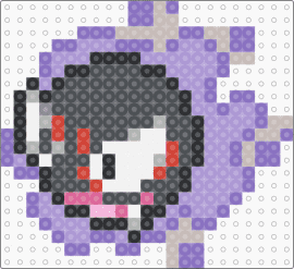 Gastly Box Sprite - gastly,pokemon,gaming,character,black,purple