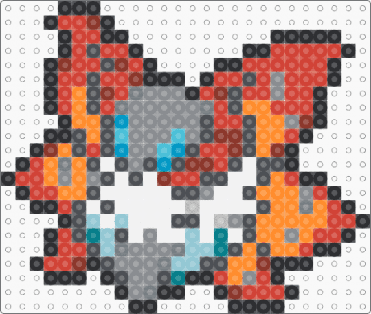 Volcarona Box Sprite - gray,red,orange
