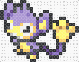 Aipom Box Sprite - yellow,blue,pink