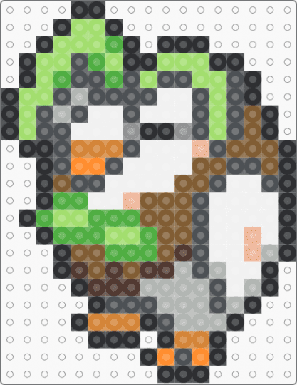 Dartrix Box Sprite - gray, green, tan