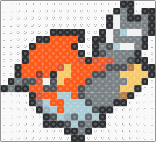 Fletchinder Box Sprite - gray, orange