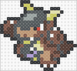 Kangaskhan Box Sprite - kangaskhan,pokemon,character,gaming,brown,gray