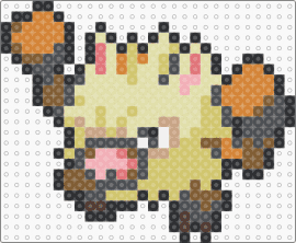 Primeape Box Sprite - primeape,pokemon,character,gaming,tan,brown