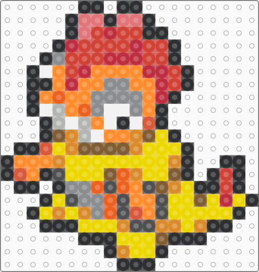 Scrafty Box Sprite - orange, red, yellow