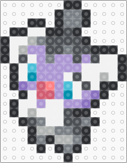 Gothita Box Sprite - gray,pink