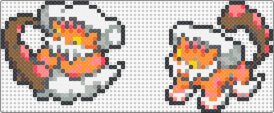 Landorus (Incarnate & Therian Forme) Box Sprites - gray,tan,red,orange