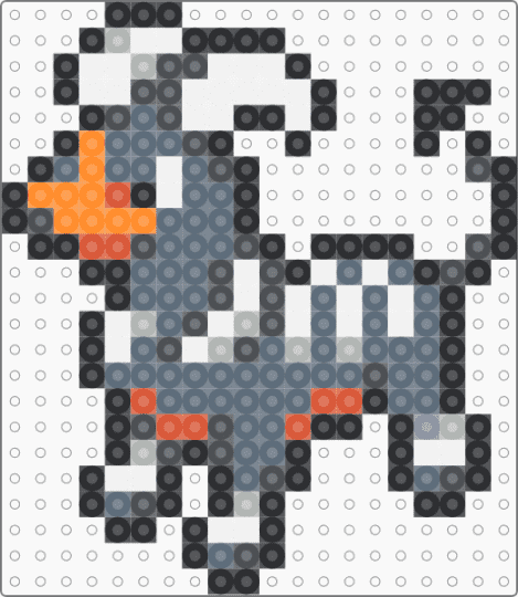 Houndoom Box Sprite - gray