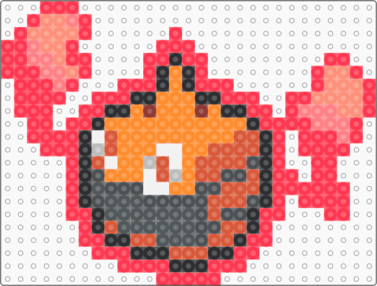 Heat Rotom Box Sprite - orange, red