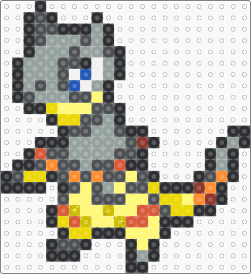 Heliolisk Box Sprite - gray, yellow