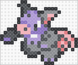 Grumpig Box Sprite - gray,pink