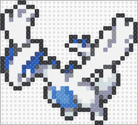 Lugia Box Sprite - white,gray