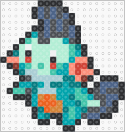Marshtomp Box Sprite - gray,light blue,teal