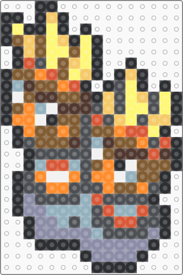 Binacle Box Sprite - gray, tan, yellow