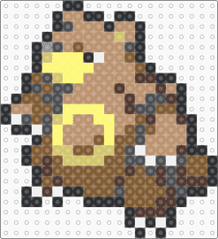 Ursaring Box Sprite - tan,beige