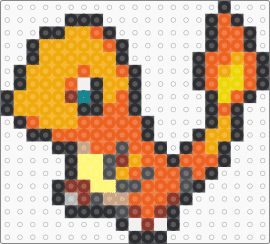 Charmander Box Sprite - orange