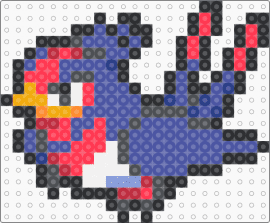 Swellow Box Sprite - gray,red,purple