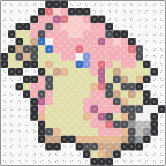 Audino Box Sprite - gray,beige,yellow
