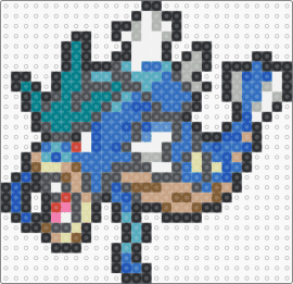 Gyarados Box Sprite - gyrados,pokemon,magikarp,evolution,dragon,gaming,character,blue