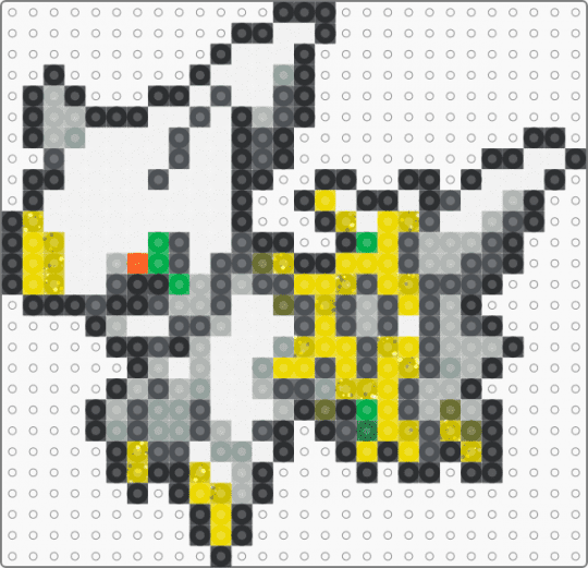 Arceus Box Sprite - gray,beige,yellow