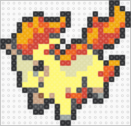 Ponyta Box Sprite - red,yellow,orange