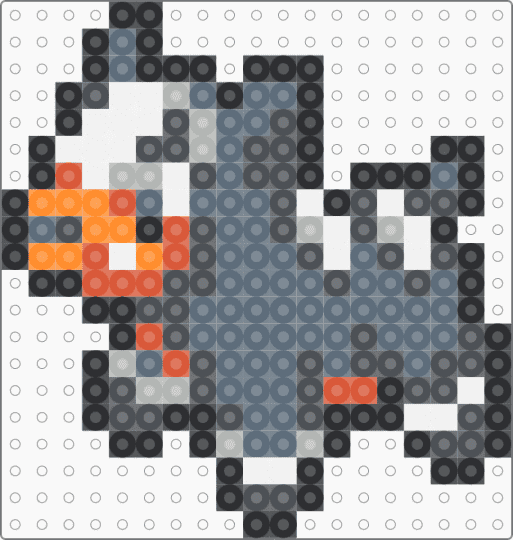 Houndour Box Sprite - gray
