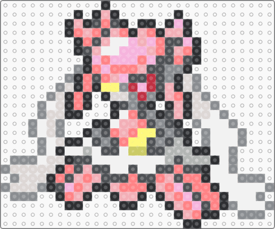 Mega Diancie Box Sprite - beige, gray, red