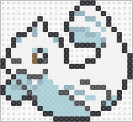 Dewgong Box Sprite - white,light blue