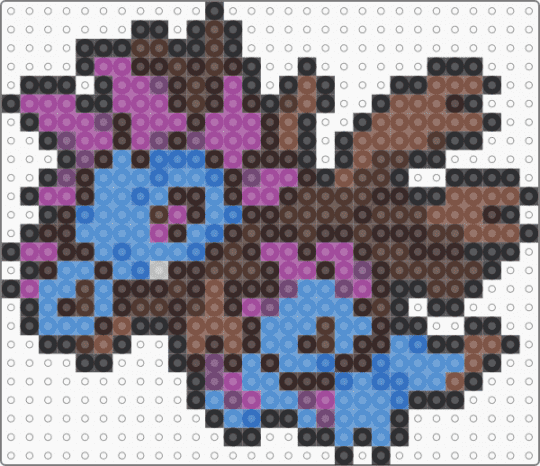 Hydreigon Box Sprite - pink,brown,light blue