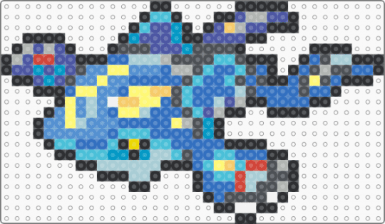 Primal Kyogre Box Sprite - blue, gray, light blue
