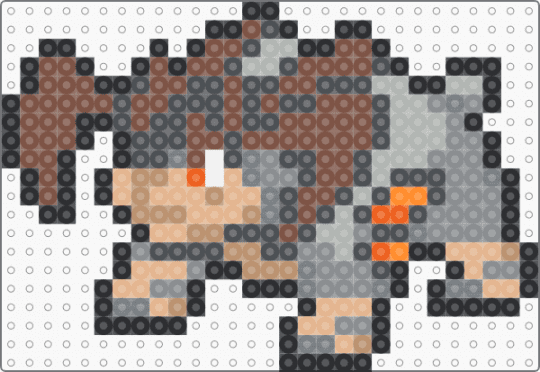 Terrakion Box Sprite - gray,beige,tan