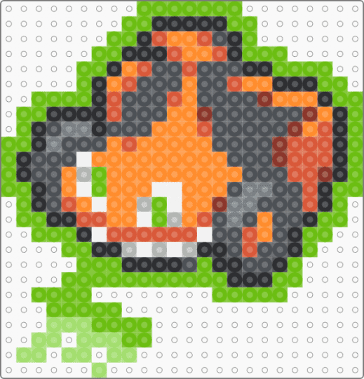 Mow Rotom Box Sprite - gray, green, orange