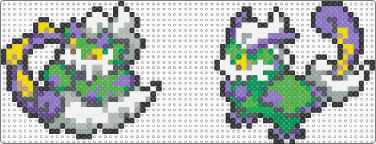 Tornadus (Incarnate & Therian Forme) Box Sprites - gray,blue,green
