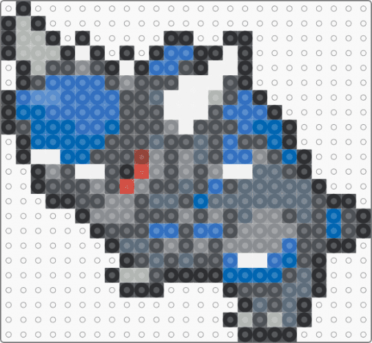 Rampardos Box Sprite - gray,blue