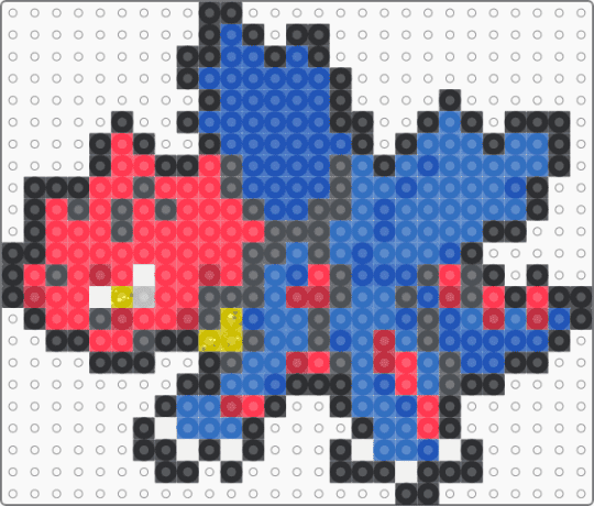 Druddigon Box Sprite - blue,red