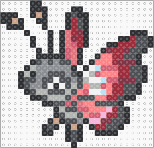 Vivillon (Meadow Pattern) Box Sprite - gray,red
