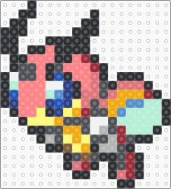 Ledian Box Sprite - gray,light blue,red