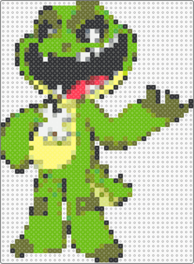 Nightmare Critters: Allister Gator - gold,green