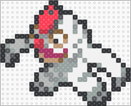 Vigoroth Box Sprite - gray,beige