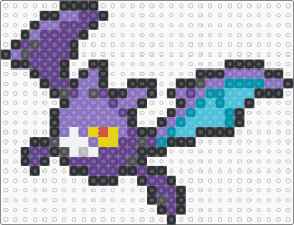 Crobat Box Sprite - black,purple,blue
