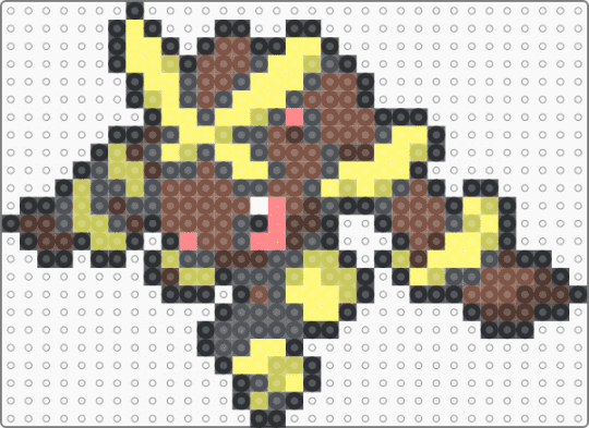 Mega Lopunny Box Sprite - gray,tan,yellow,green