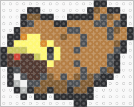 Bidoof Box Sprite - gray,tan