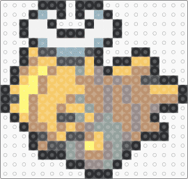 Shedinja Box Sprite - gray,yellow,beige