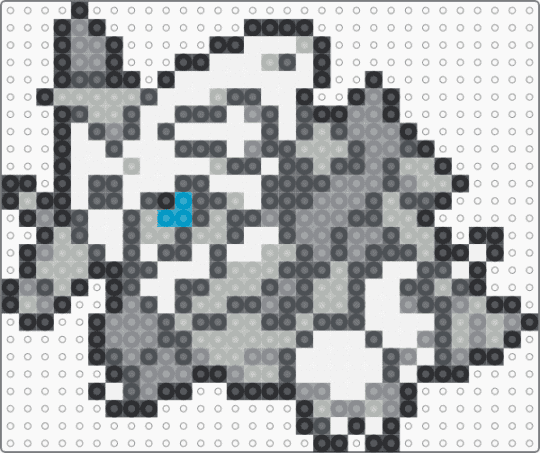 Mega Aggron Box Sprite - gray