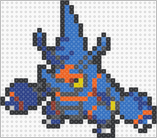 Mega Heracross Box Sprite - gray,blue
